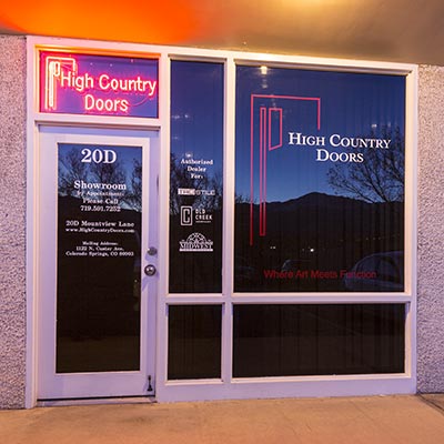 High Country Doors Showroom