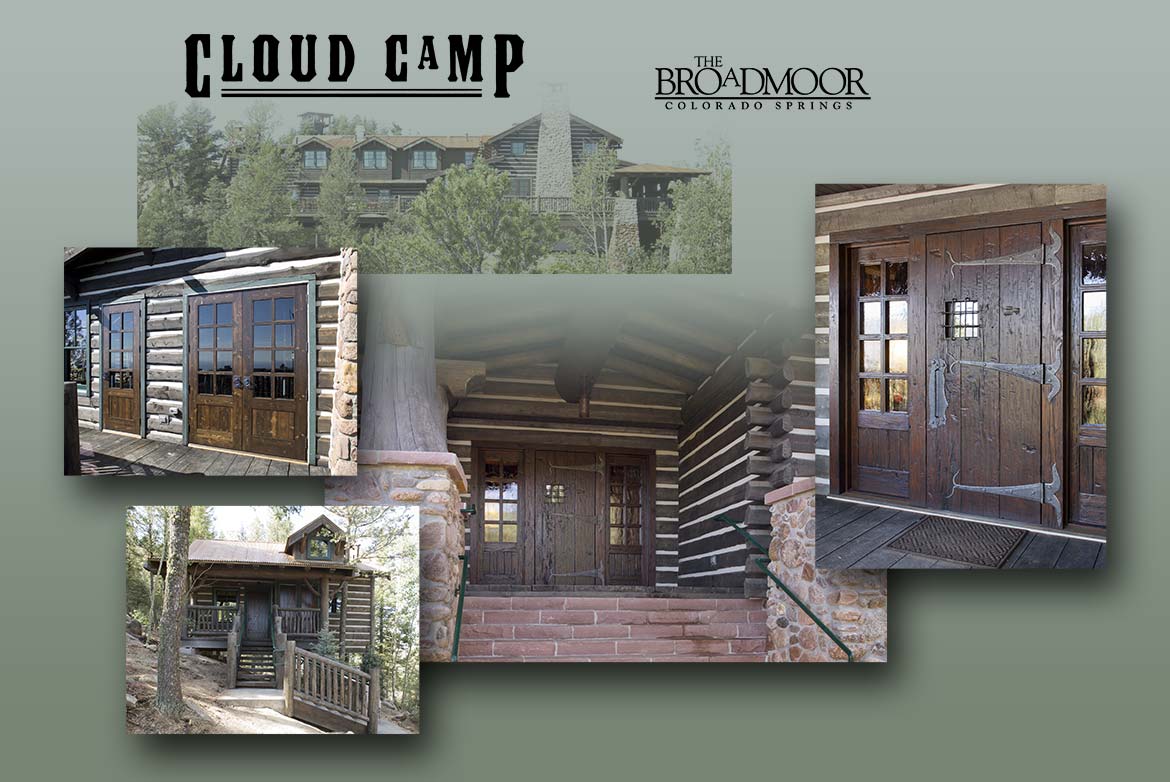Photo collage of the Broadmoor Hotel Cloud Camp project, custom entries